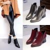 Bottes mi-saison femme Semelles en Caoutchouc - Ref 3250186