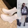 Bottes mi-saison femme Semelles en Caoutchouc - Ref 3250206