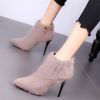 Bottes mi-saison femme Semelles en Caoutchouc - Ref 3250223