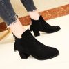 Bottes mi-saison femme Semelles en Caoutchouc - Ref 3250235
