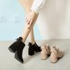 Bottes mi-saison femme Semelles en Caoutchouc - Ref 3250240