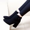 Bottes mi-saison femme Semelles en Caoutchouc - Ref 3250284