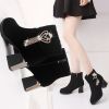 Bottes mi-saison femme Semelles en Caoutchouc - Ref 3250302