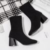 Bottes mi-saison femme Semelles en Caoutchouc - Ref 3250349