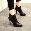 Bottes mi-saison femme Semelles en Caoutchouc - Ref 3250350