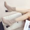 Bottes mi-saison femme Semelles en Caoutchouc - Ref 3250413