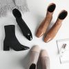Bottes mi-saison femme Semelles en Caoutchouc - Ref 3250440