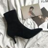 Bottes mi-saison femme Semelles en Caoutchouc - Ref 3250451