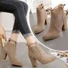 Bottes mi-saison femme Semelles en Caoutchouc - Ref 3250481