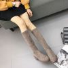 Bottes mi-saison femme Semelles en Caoutchouc - Ref 3250506