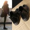 Bottes mi-saison femme Semelles en Caoutchouc - Ref 3250522
