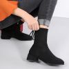 Bottes mi-saison femme Semelles en Caoutchouc - Ref 3250549
