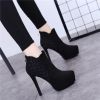 Bottes mi-saison femme Semelles en Caoutchouc - Ref 3250592