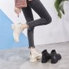 Bottes mi-saison femme Semelles en Caoutchouc - Ref 3250604