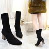 Bottes mi-saison femme Semelles en Caoutchouc - Ref 3250623