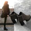 Bottes mi-saison femme Semelles en Caoutchouc - Ref 3250634