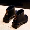 Bottes mi-saison femme Semelles en Caoutchouc - Ref 3250652