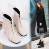Bottes mi-saison femme Semelles en Caoutchouc - Ref 3250664