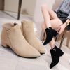 Bottes mi-saison femme Semelles en Caoutchouc - Ref 3250666