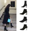 Bottes mi-saison femme Semelles en Caoutchouc - Ref 3250771