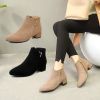 Bottes mi-saison femme Semelles en Caoutchouc - Ref 3250813