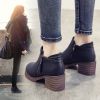 Bottes mi-saison femme Semelles en Caoutchouc - Ref 3250818