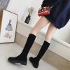 Bottes mi-saison femme Semelles en Caoutchouc - Ref 3250850