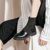 Bottes mi-saison femme Semelles en Caoutchouc - Ref 3250904