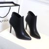 Bottes mi-saison femme Semelles en Caoutchouc - Ref 3250978