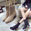 Bottes mi-saison femme Semelles en Caoutchouc - Ref 3250982