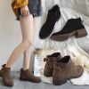 Bottes mi-saison femme Semelles en Caoutchouc - Ref 3250997