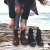 Bottes mi-saison femme Semelles en Caoutchouc - Ref 3251002