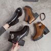 Bottes mi-saison femme Semelles en Caoutchouc - Ref 3251009