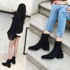 Bottes mi-saison femme Semelles en Caoutchouc - Ref 3251020