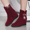 Bottes mi-saison femme Semelles en Caoutchouc - Ref 3251072