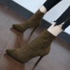 Bottes mi-saison femme Semelles en Caoutchouc - Ref 3251086