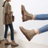 Bottes mi-saison femme Semelles en Caoutchouc - Ref 3251170