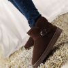 Bottes mi-saison femme Semelles en Caoutchouc - Ref 3251212