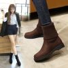 Bottes mi-saison femme Semelles en Caoutchouc - Ref 3251302