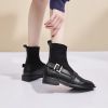 Bottes mi-saison femme Semelles en Caoutchouc - Ref 3251307