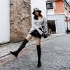 Bottes mi-saison femme Semelles en Caoutchouc - Ref 3251330