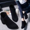 Bottes mi-saison femme Semelles en Caoutchouc - Ref 3251353