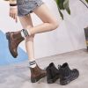 Bottes mi-saison femme Semelles en Caoutchouc - Ref 3251377