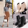Bottes mi-saison femme Semelles en Caoutchouc - Ref 3251397
