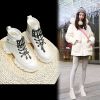 Bottes mi-saison femme Semelles en Caoutchouc - Ref 3251439