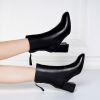 Bottes mi-saison femme Semelles en Caoutchouc - Ref 3251470