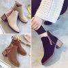 Bottes mi-saison femme Semelles en Caoutchouc - Ref 3251539