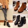 Bottes mi-saison femme Semelles en Caoutchouc - Ref 3251582