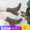 Bottes mi-saison femme Semelles en Caoutchouc - Ref 3251589