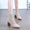Bottes mi-saison femme Semelles en Caoutchouc - Ref 3251590